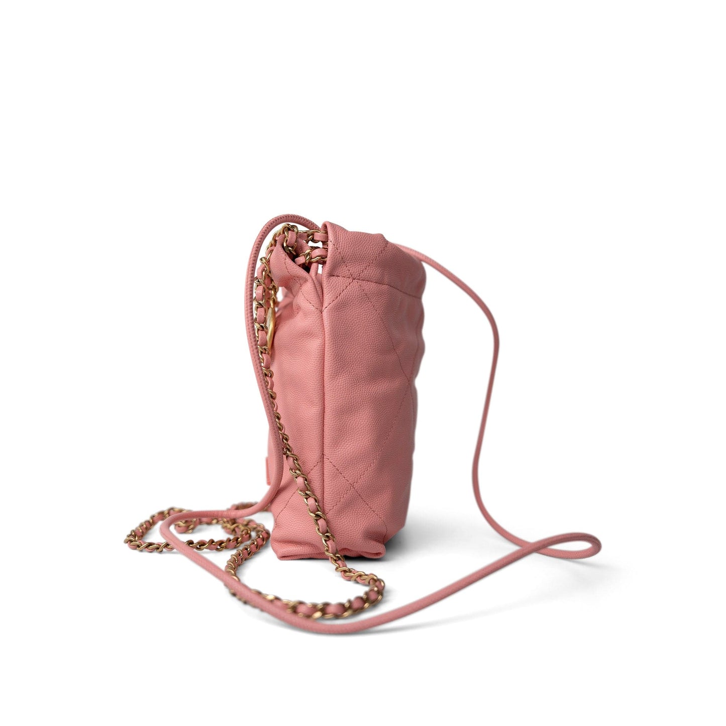 CHANEL 22 Mini Handbag in Caviar Pink Leather - LuxryEdition