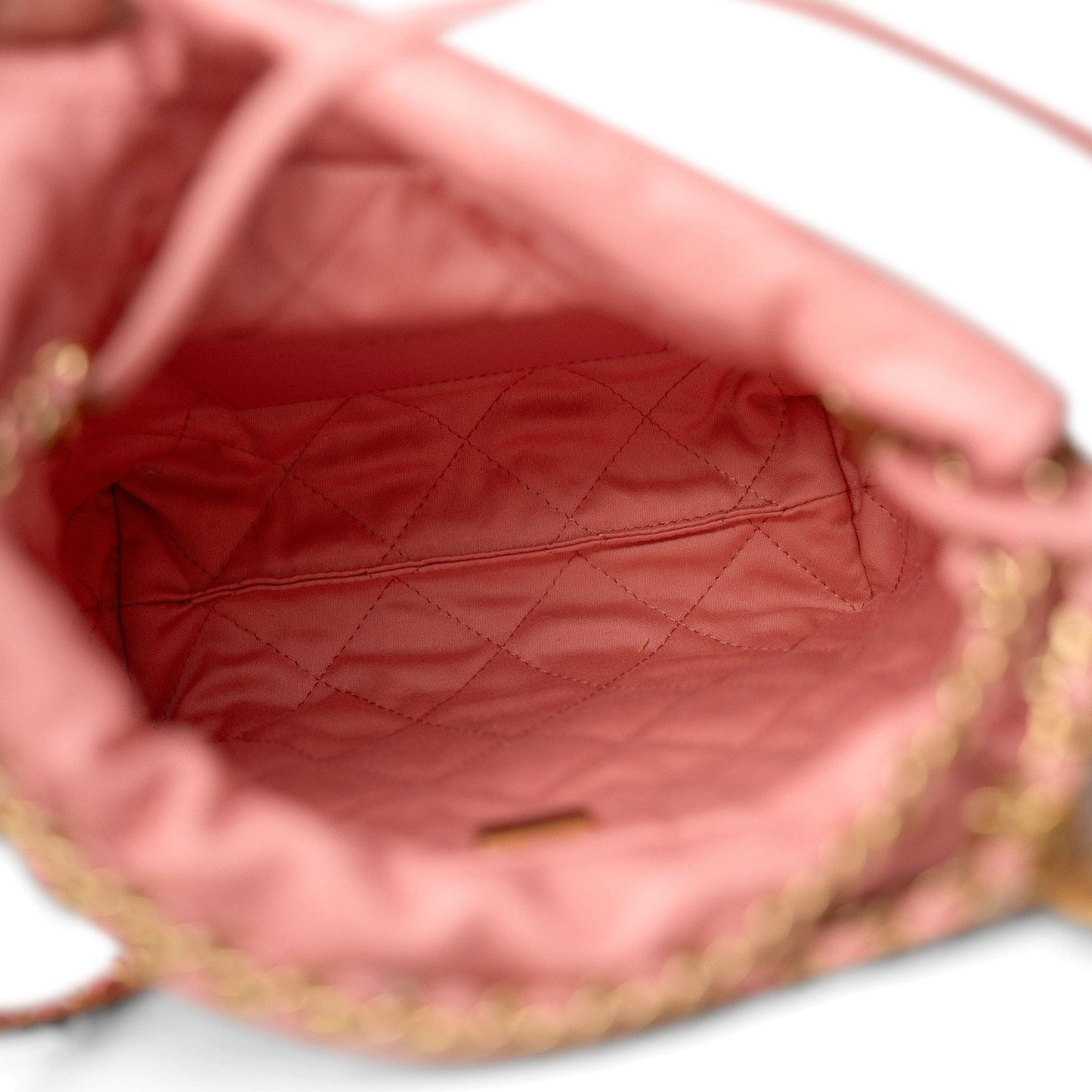 CHANEL 22 Mini Handbag in Caviar Pink Leather - LuxryEdition