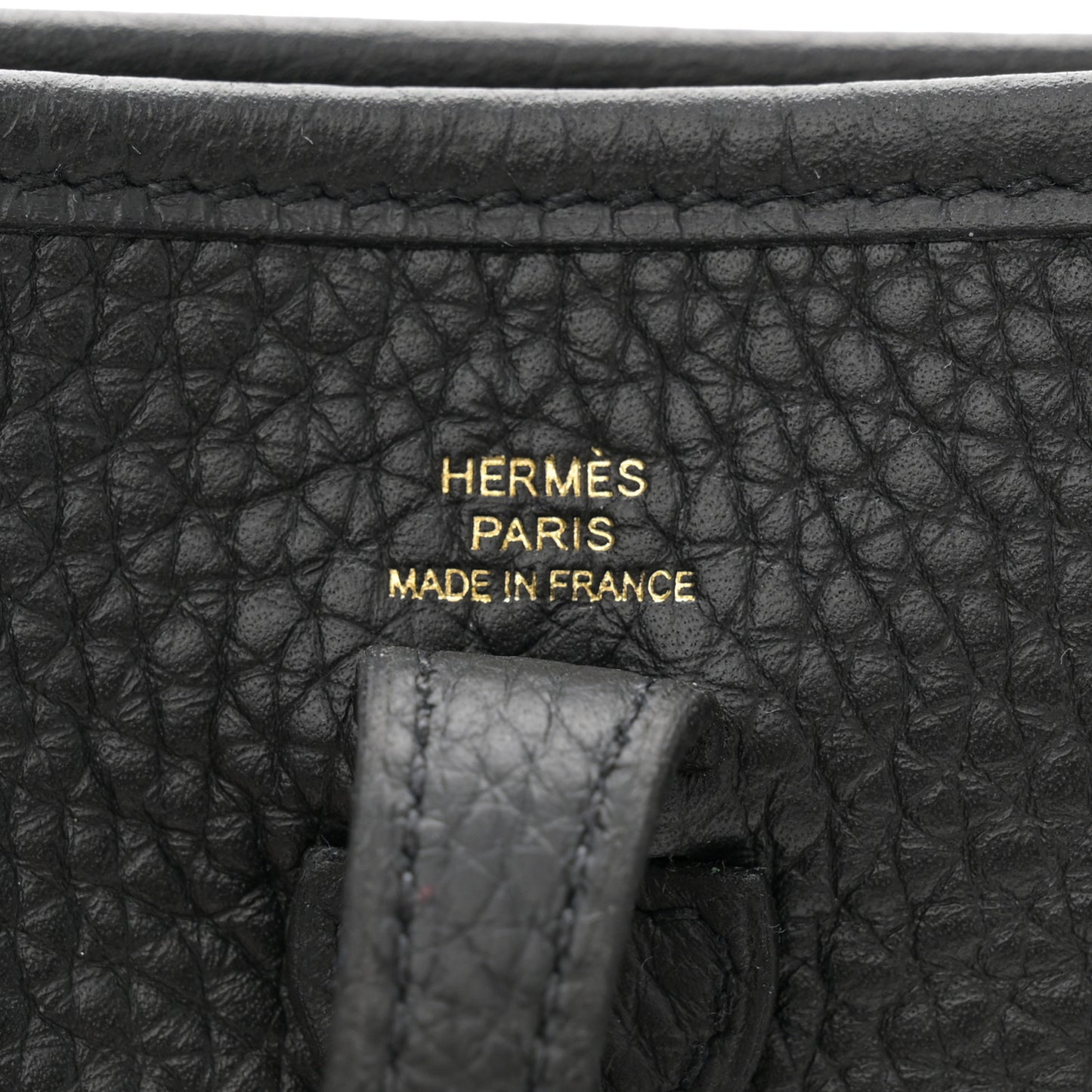 HERMES Evelyne Bag Mini TPM 16 Black