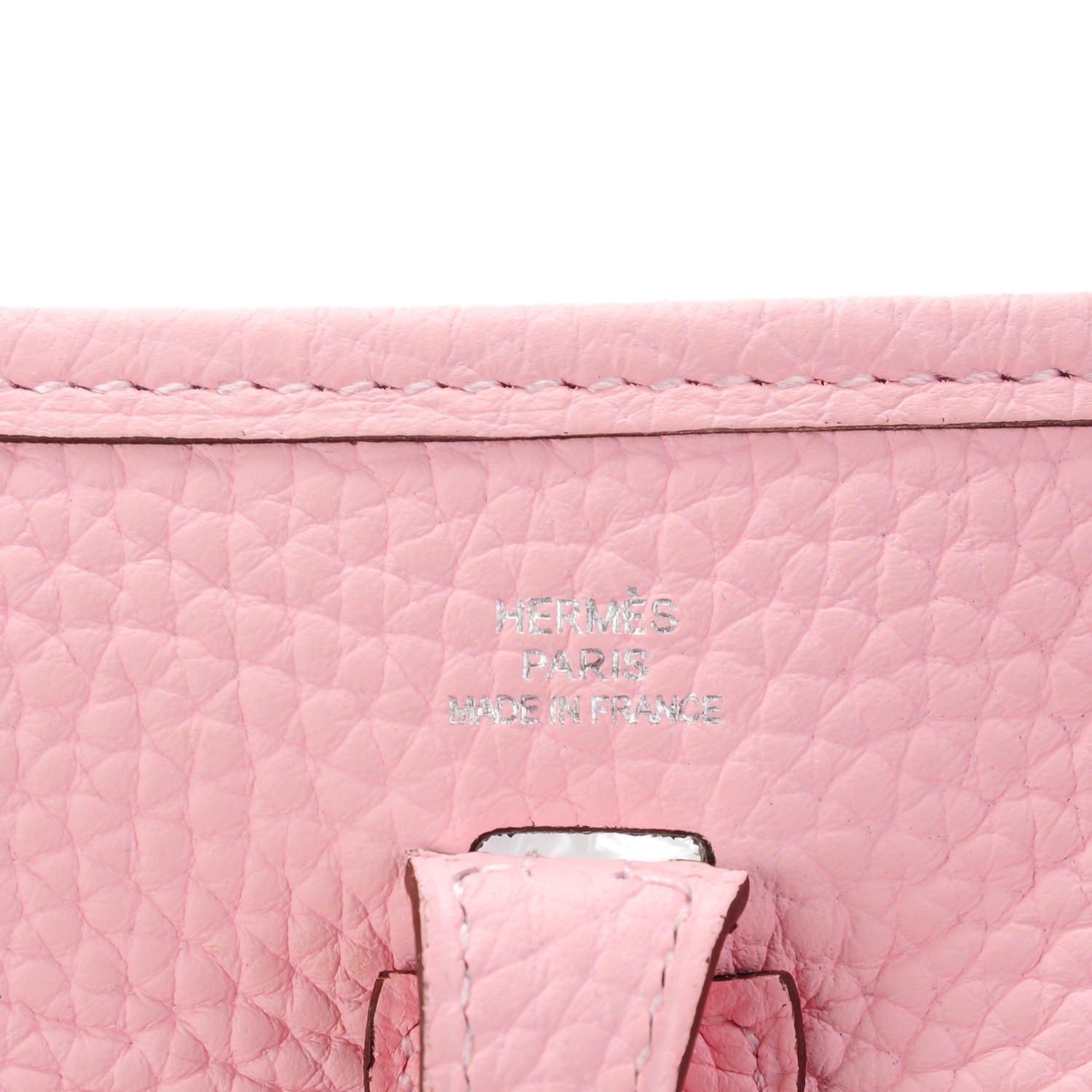 HERMES Evelyne Bag Mini TPM 16 Rose Sakura Hardware - LuxryEdition