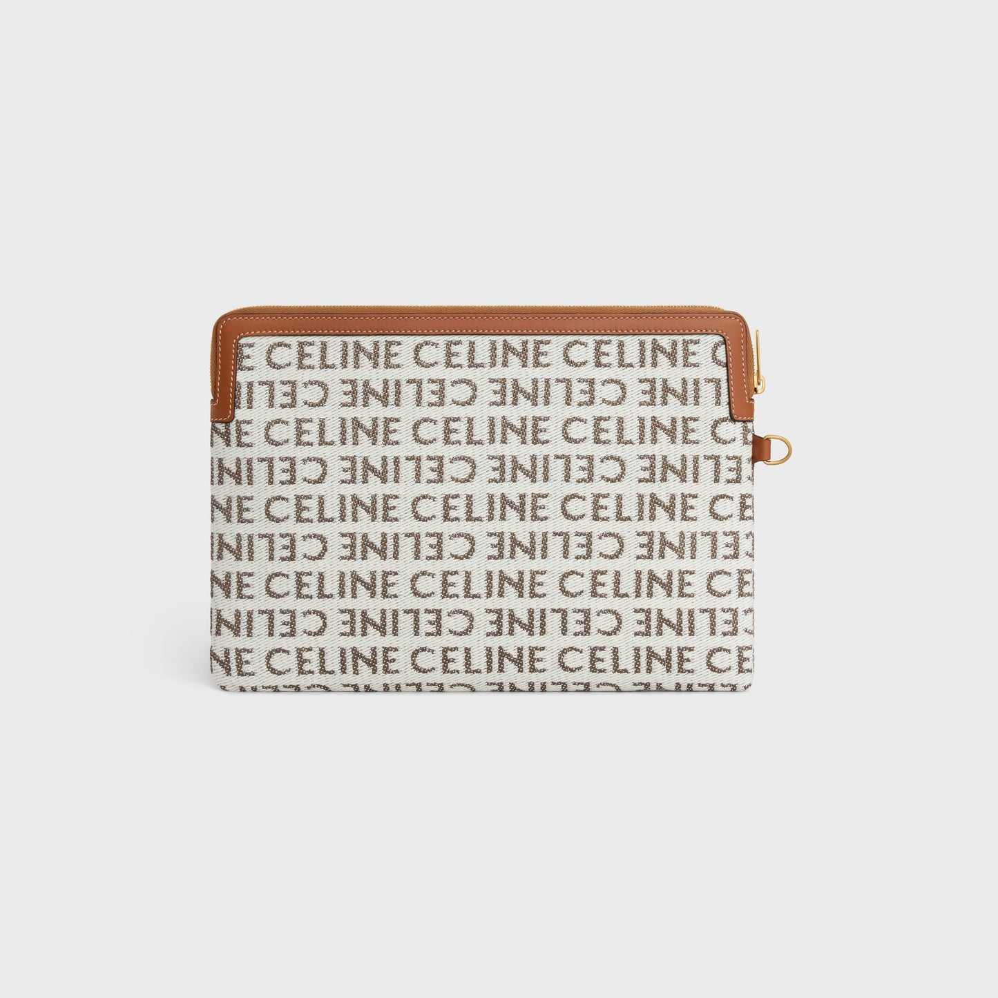 Celine Pouch w Srap Signature in Textile w Celine All-Over - LuxryEdition