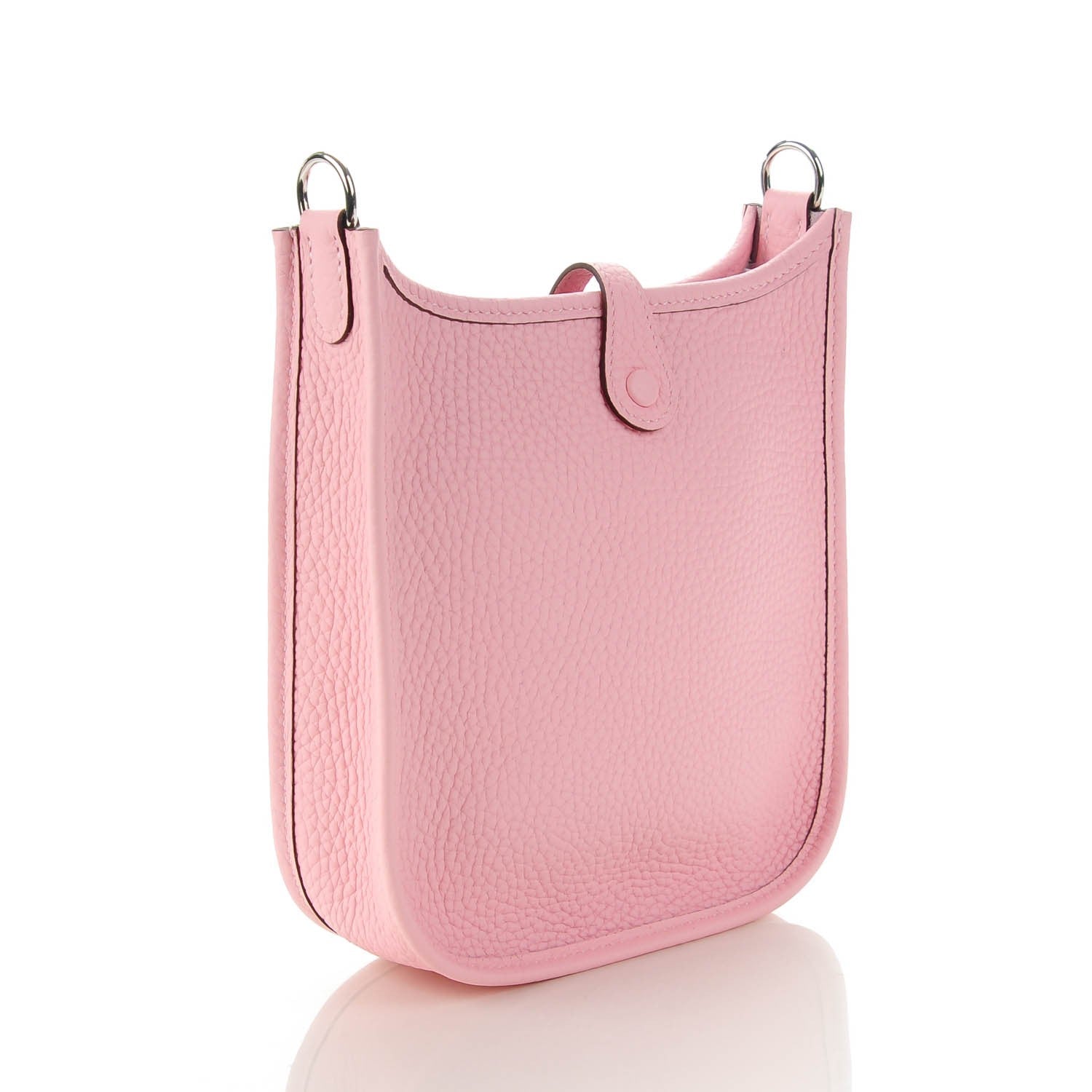 HERMES Evelyne Bag Mini TPM 16 Rose Sakura Hardware - LuxryEdition