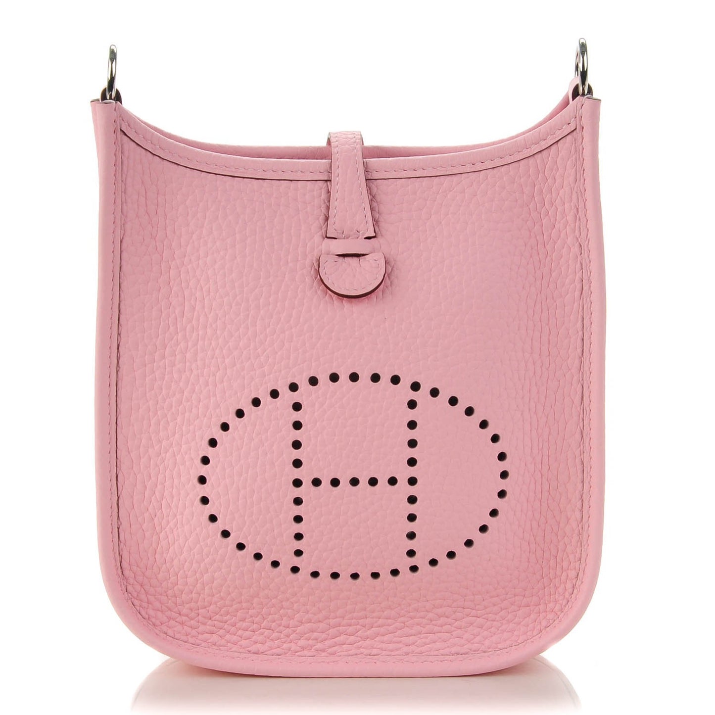 HERMES Evelyne Bag Mini TPM 16 Rose Sakura Hardware - LuxryEdition