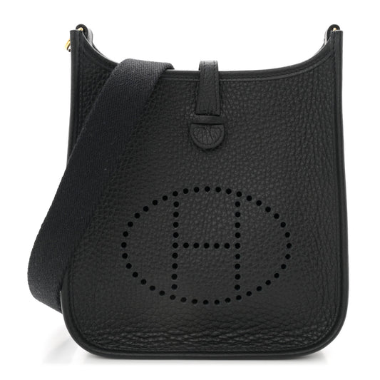 HERMES Evelyne Bag Mini TPM 16 Black