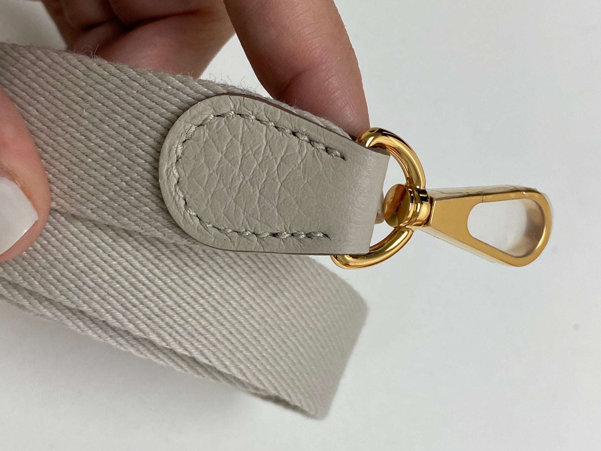 HERMES Evelyne Amazone Bag Mini TPM 16 Beton Gold Hardware LuxryEdition