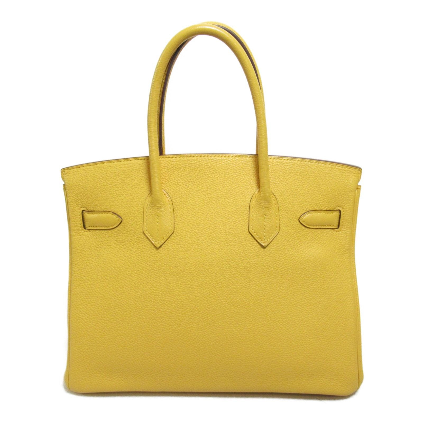 Hermes Birkin 30 Handbag Soleil Yellow Togo Leather □M - LuxryEdition