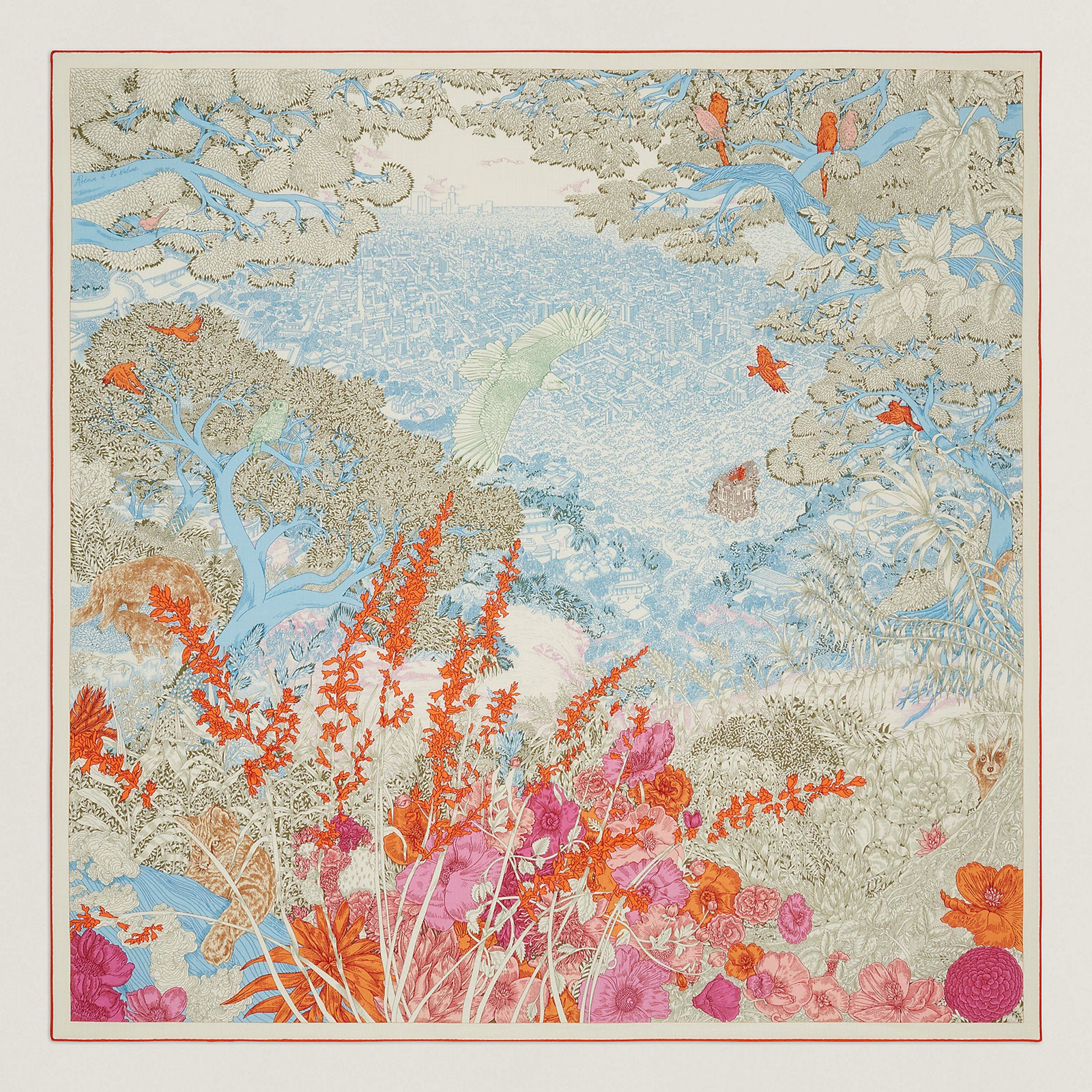 HERMES Retour a la Nature Shawl 140 Scarf - LuxryEdition