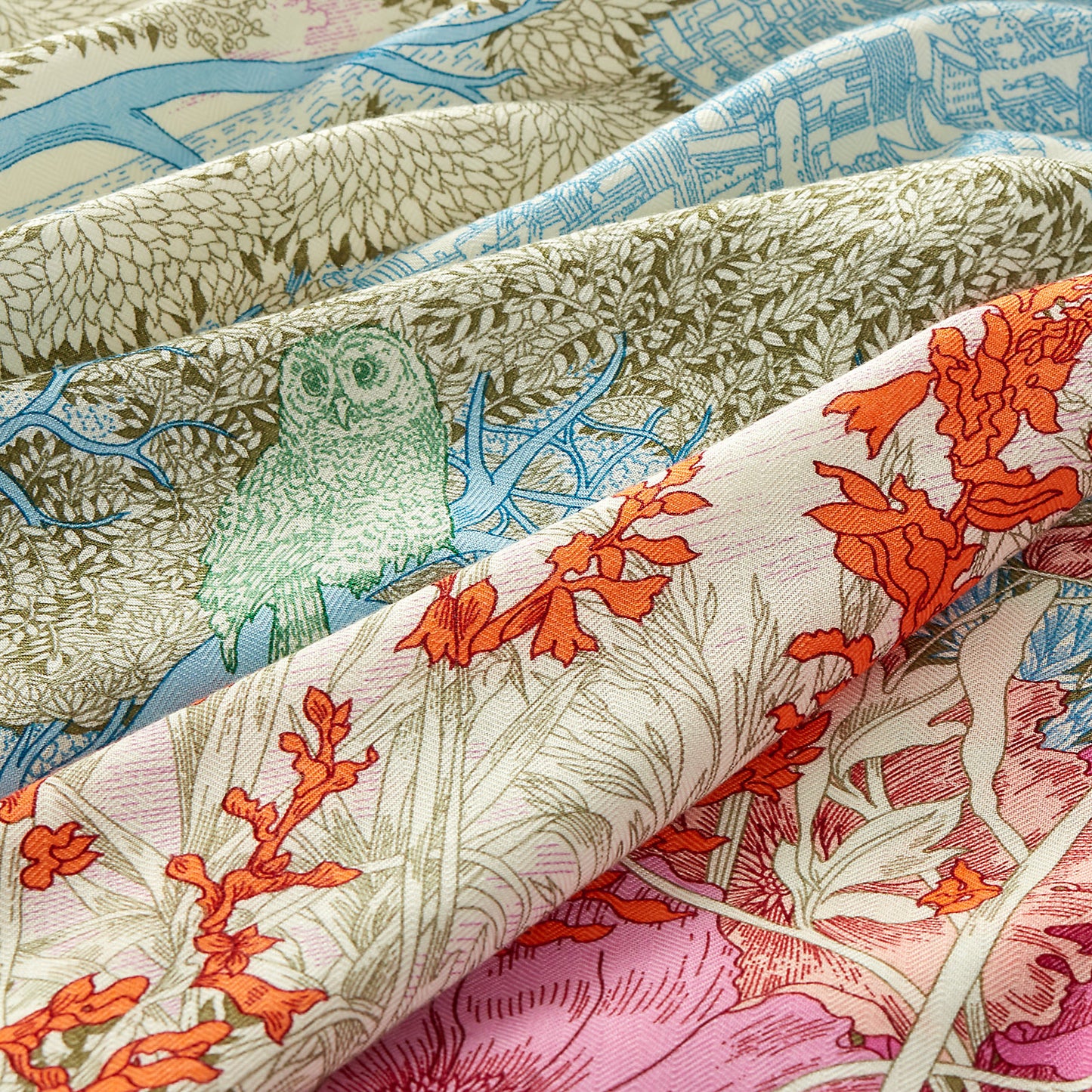 HERMES Retour a la Nature Shawl 140 Scarf - LuxryEdition