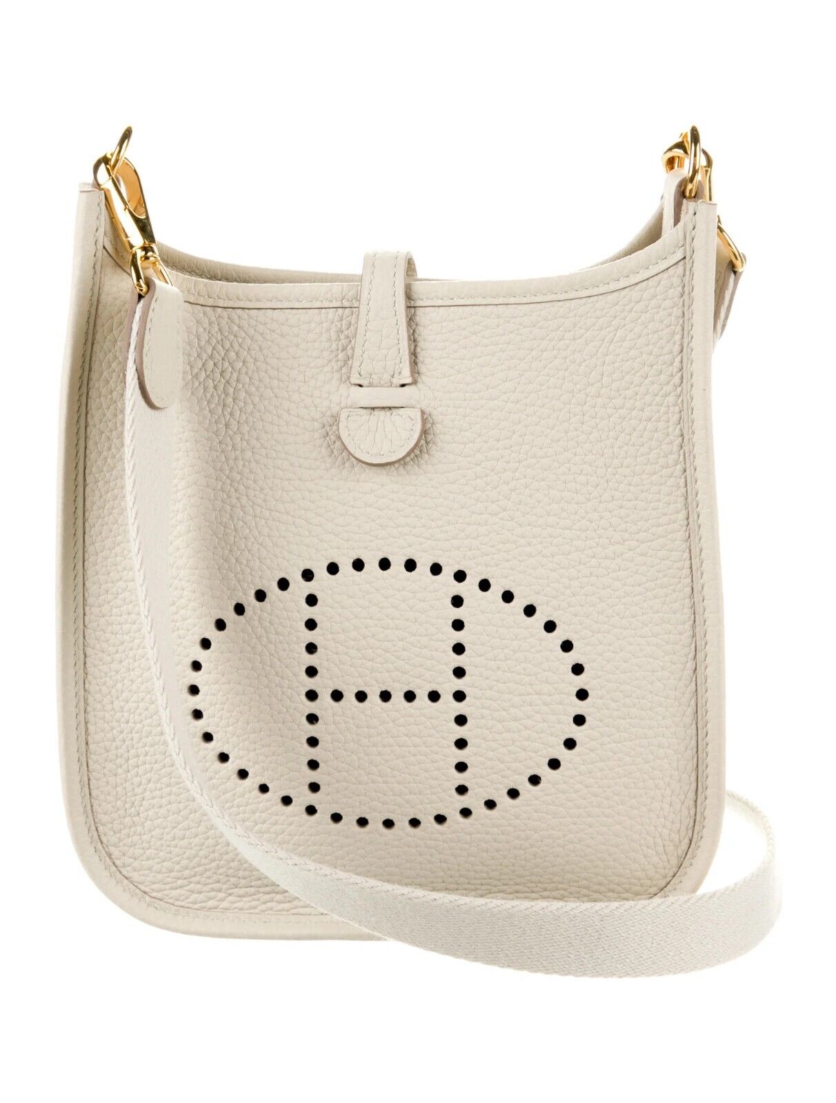 HERMES Evelyne Amazone Bag Mini TPM 16 Beton Gold Hardware - LuxryEdition