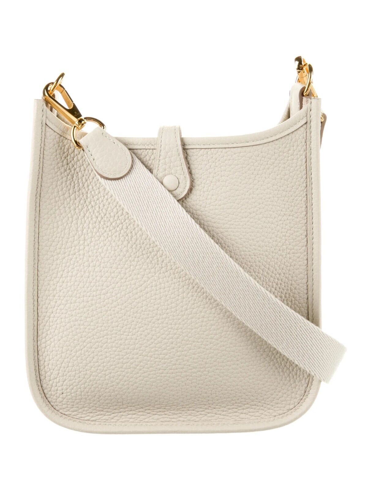 HERMES Evelyne Amazone Bag Mini TPM 16 Beton Gold Hardware - LuxryEdition