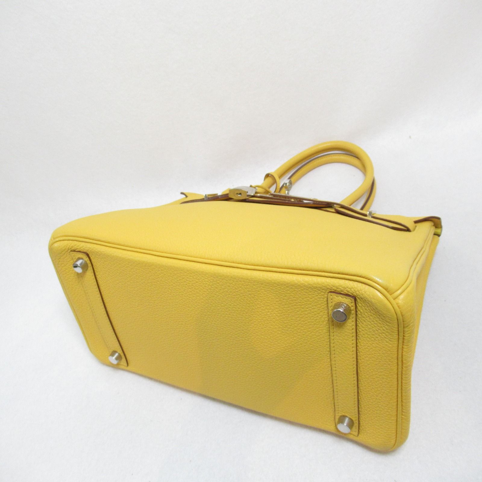 Hermes Birkin 30 Handbag Soleil Yellow Togo Leather □M - LuxryEdition